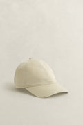 OAT BEIGE, LINEN BLEND CAP BY GANT AU.