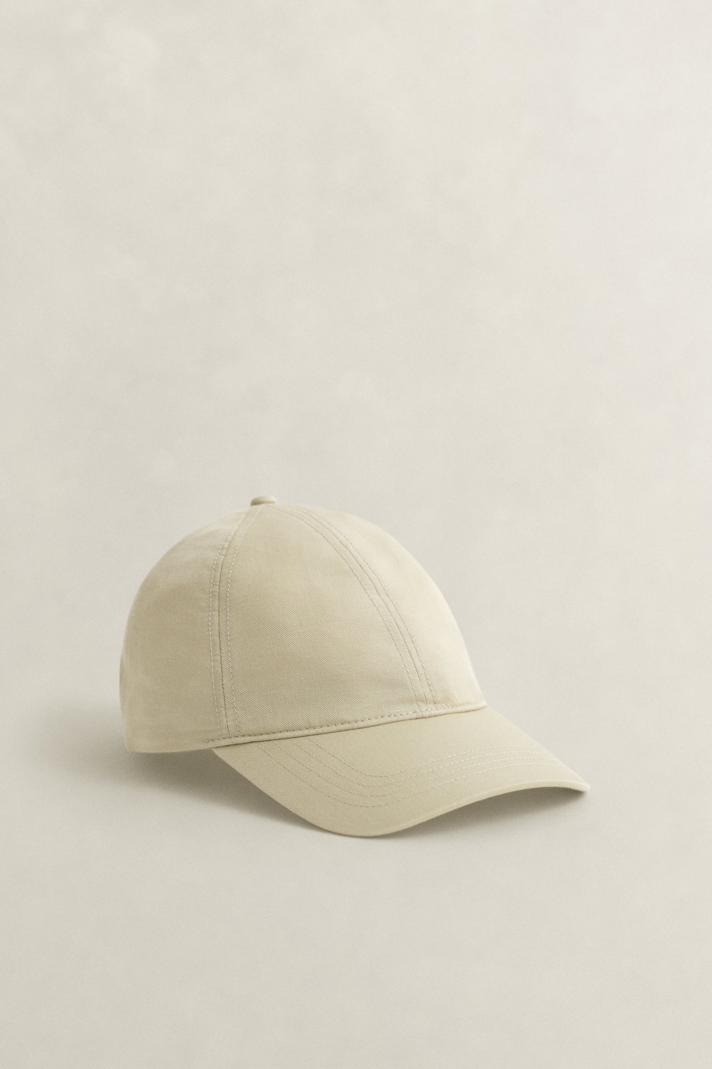 OAT BEIGE, LINEN BLEND CAP BY GANT AU.