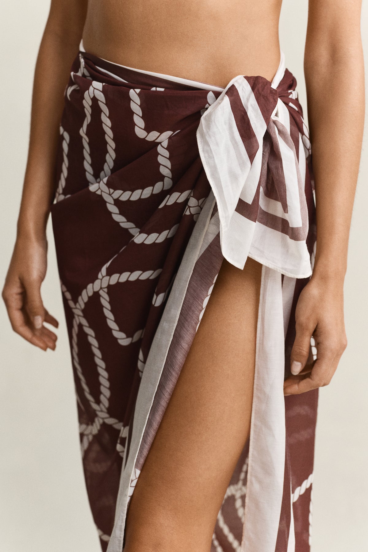 FRESH SOIL, MONOGRAM PRINT SARONG, CLOSE-UP BY GANT AU.