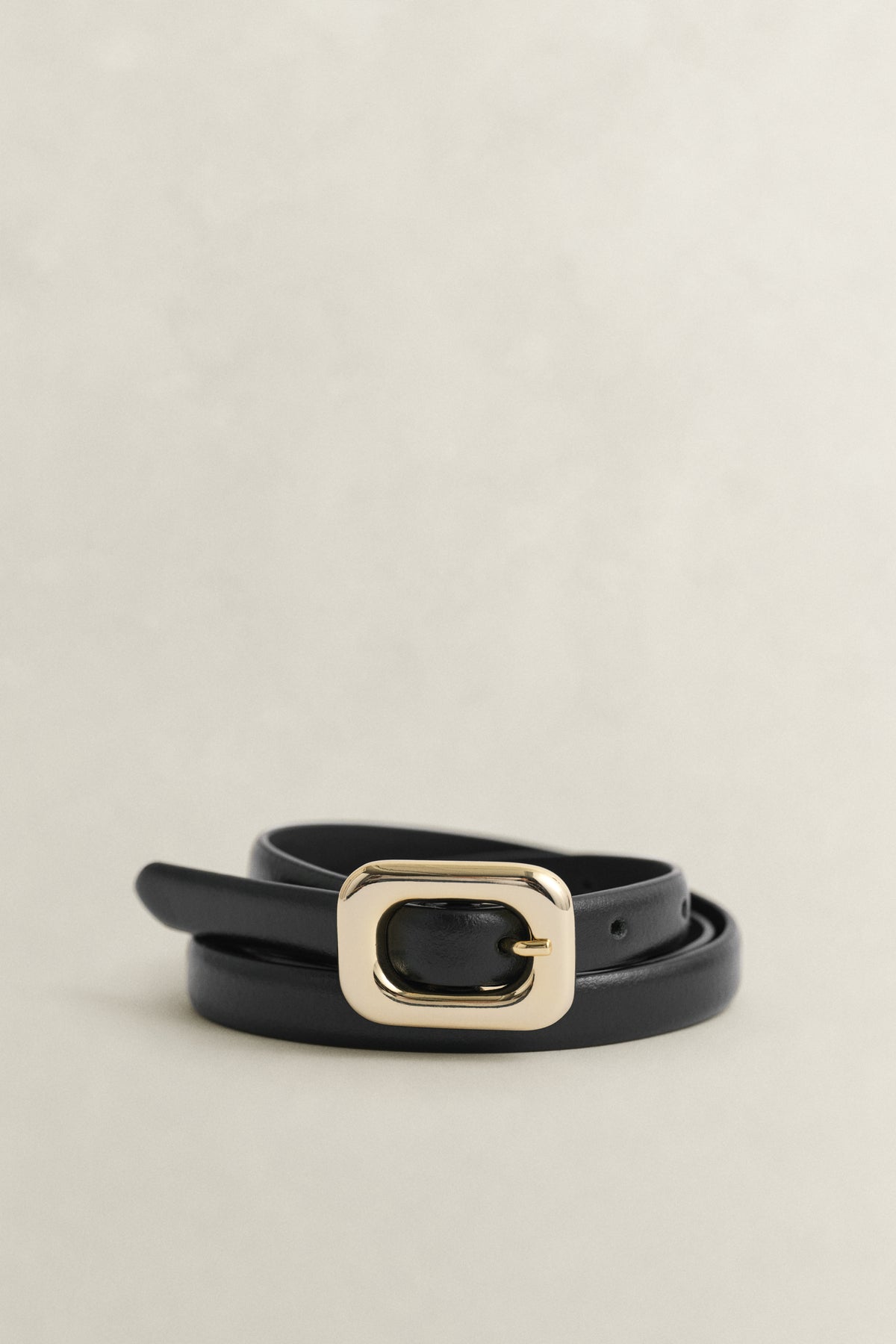 BLACK, Leather Belt BY GANT AU.