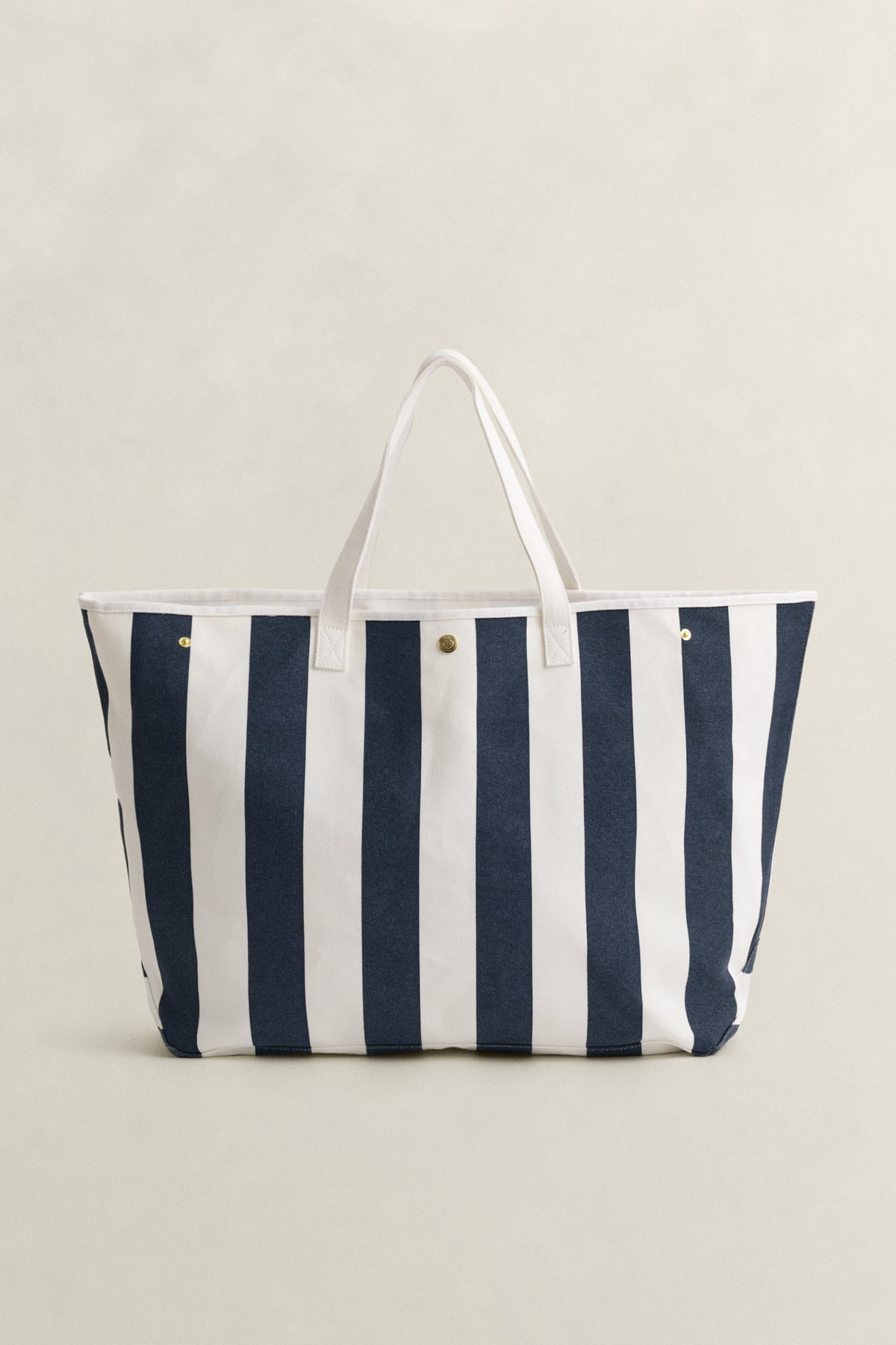 NAVY, AOP CANVAS BEACH BAG, FRONT-VIEW BY GANT AU.