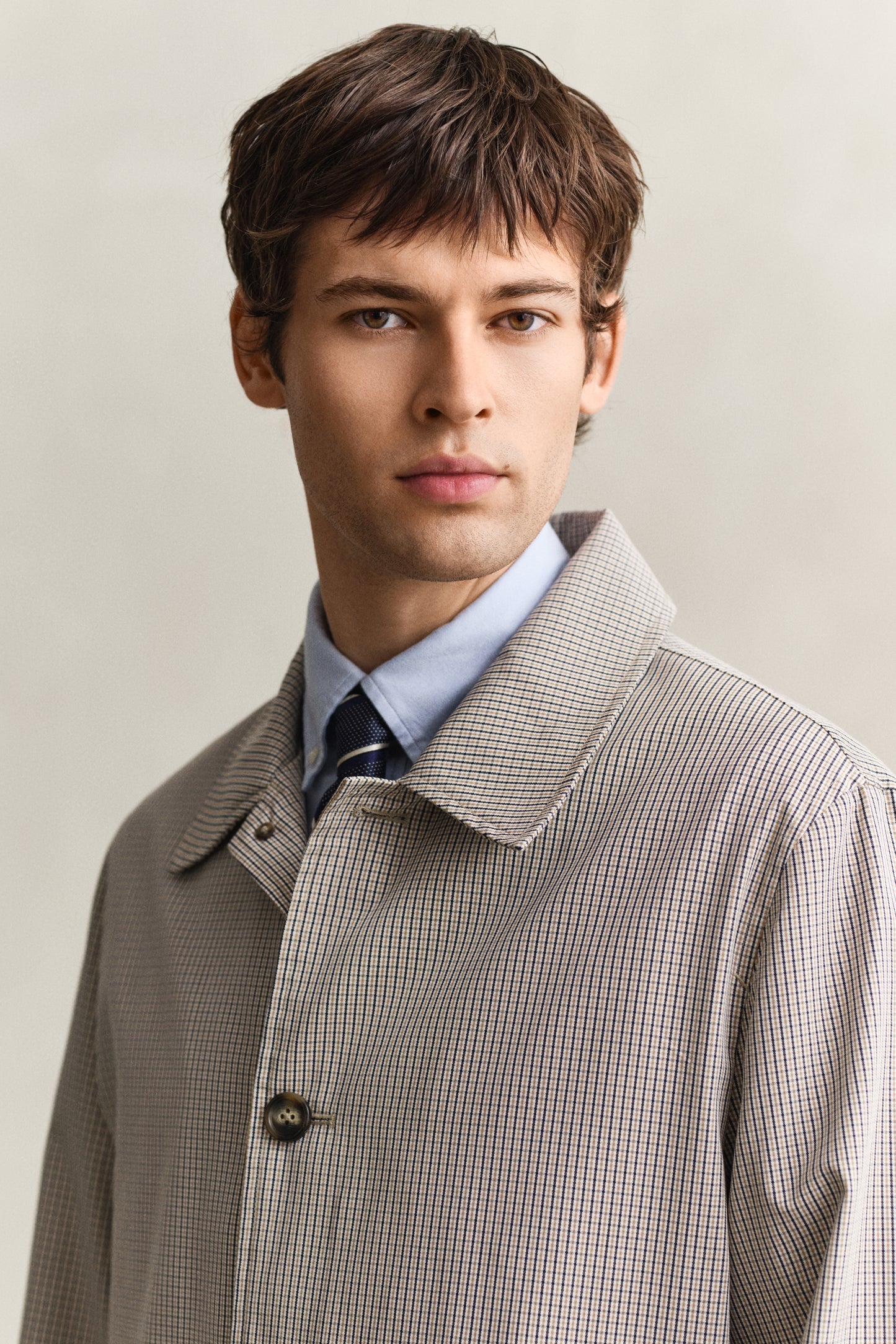 Cotton Blend Car Coat