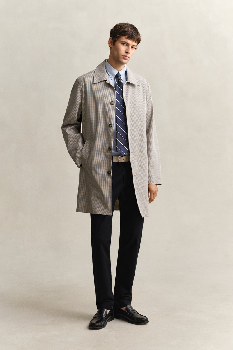 Cotton Blend Car Coat