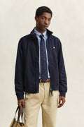 EVENING BLUE, LIGHTWEIGHT HAMPSHIRE JACKET, FRONT-VIEW BY GANT AU.