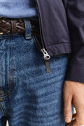 MODEL WEARING COTTON WINDCHEATER JACKET