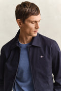 EVENING BLUE, COTTON WINDCHEATER JACKET, CLOSE-UP BY GANT AU.
