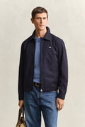 EVENING BLUE, COTTON WINDCHEATER JACKET, FRONT-VIEW BY GANT AU.