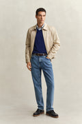 RICH NAVY, CLASSIC COTTON V-NECK BY GANT AU.