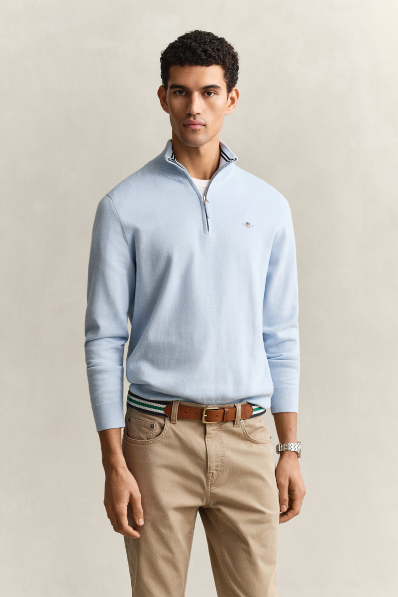 Classic Cotton Half-Zip Sweater