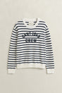 Breton Striped Graphic Sweater
