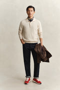 SEED MELANGE, SLUB COTTON LINEN POLO BY GANT AU.