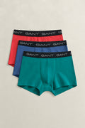 AQUA BLUE, TRUNK 3-PACK, FRONT-VIEW BY GANT AU.