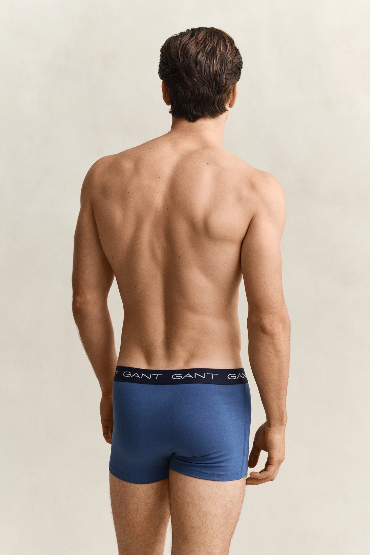 VINTAGE BLUE, TRUNK 3-PACK, BACK-VIEW BY GANT AU.