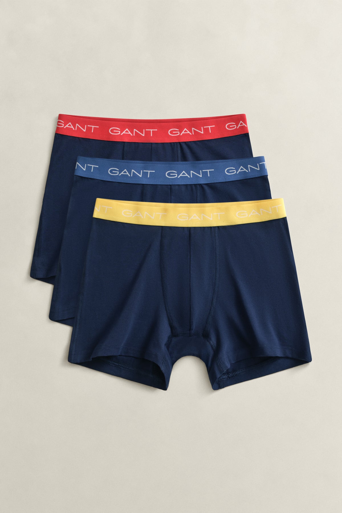 MARINE, BOXER BRIEF 3-PACK, FRONT-VIEW BY GANT AU.