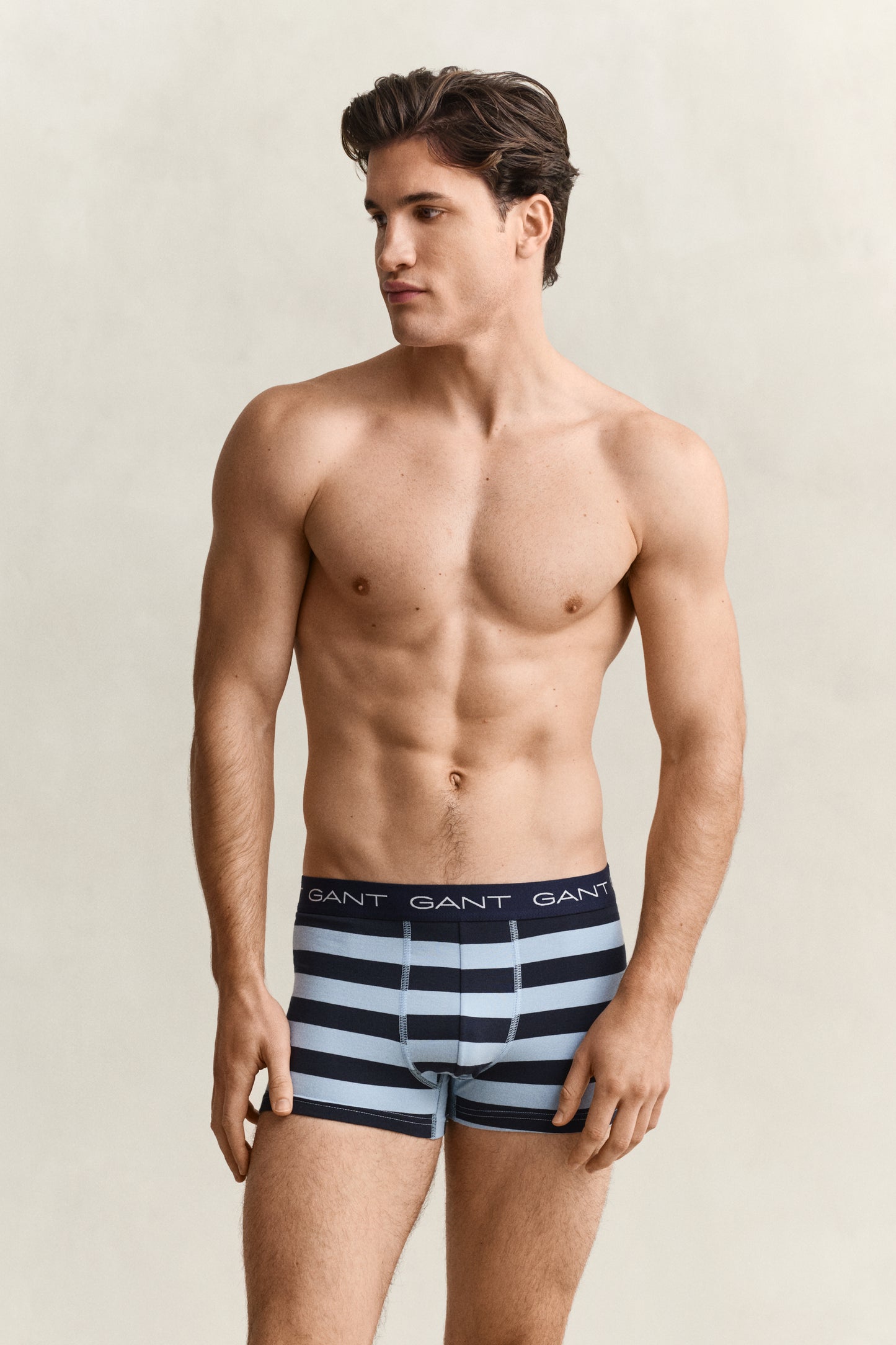 SKY BLUE, STRIPE TRUNK 3-PACK BY GANT AU.