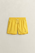 MUSTARD YELLOW, Swim Shorts, FRONT-VIEW BY GANT AU.