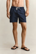 MARINE, DOT PRINT SWIM SHORTS, CLOSE-UP BY GANT AU.