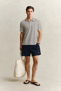 MARINE, SEERSUCKER SWIM SHORTS BY GANT AU.