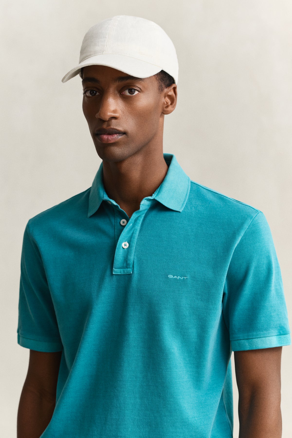 CREAM, LINEN CAP BY GANT AU.