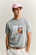 WASHED PINK, SHIELD SUNFADED CAP BY GANT AU.