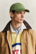 HERB GREEN, SHIELD COTTON TWILL CAP BY GANT AU.