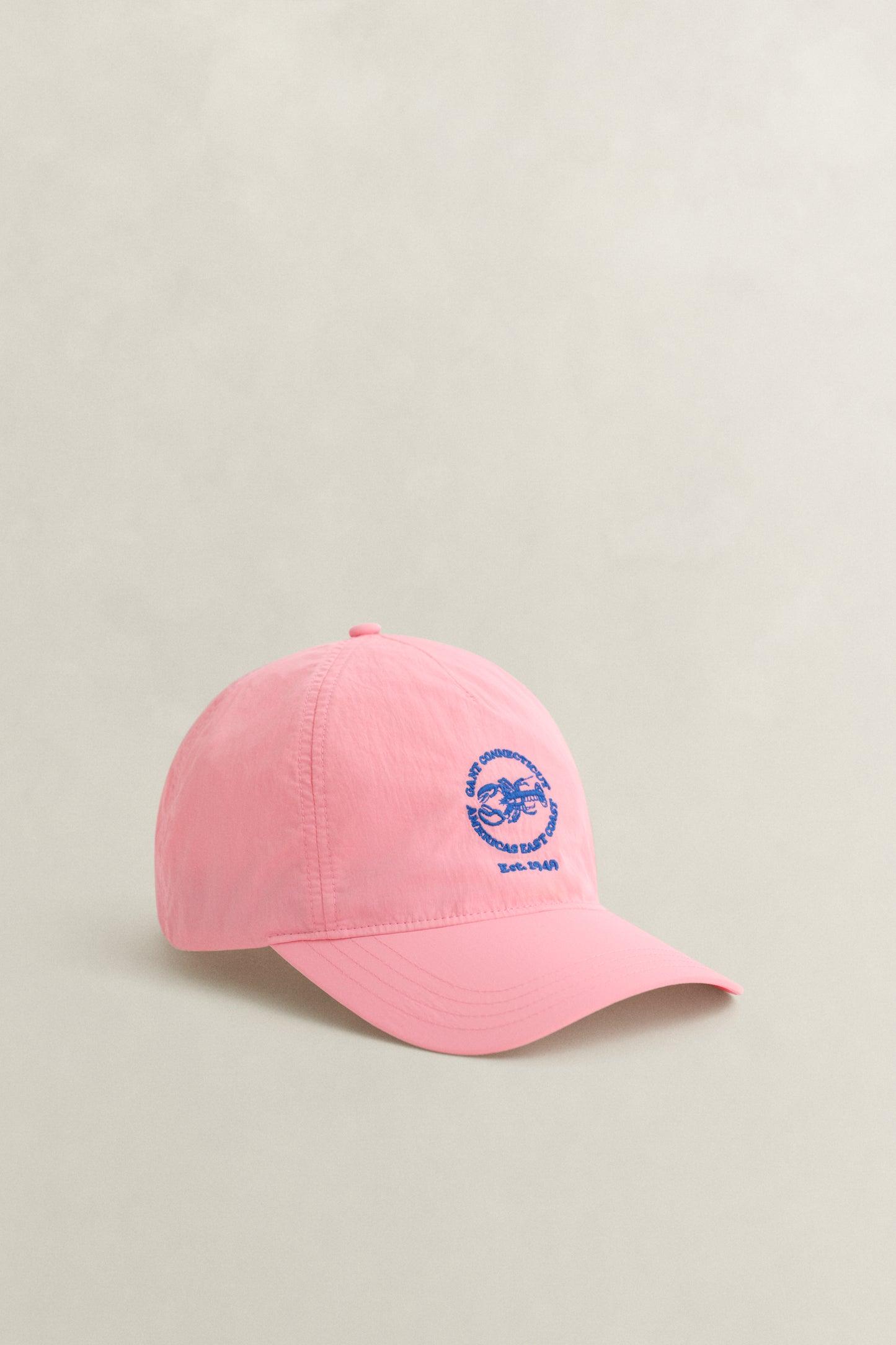 WASHED PINK, WASHED CRINKLED CAP, FRONT-VIEW BY GANT AU.