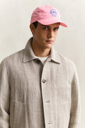 WASHED PINK, WASHED CRINKLED CAP BY GANT AU.