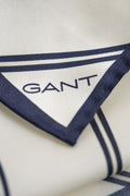 CREAM, STRIPED POCKET SQUARE, CLOSE-UP BY GANT AU.