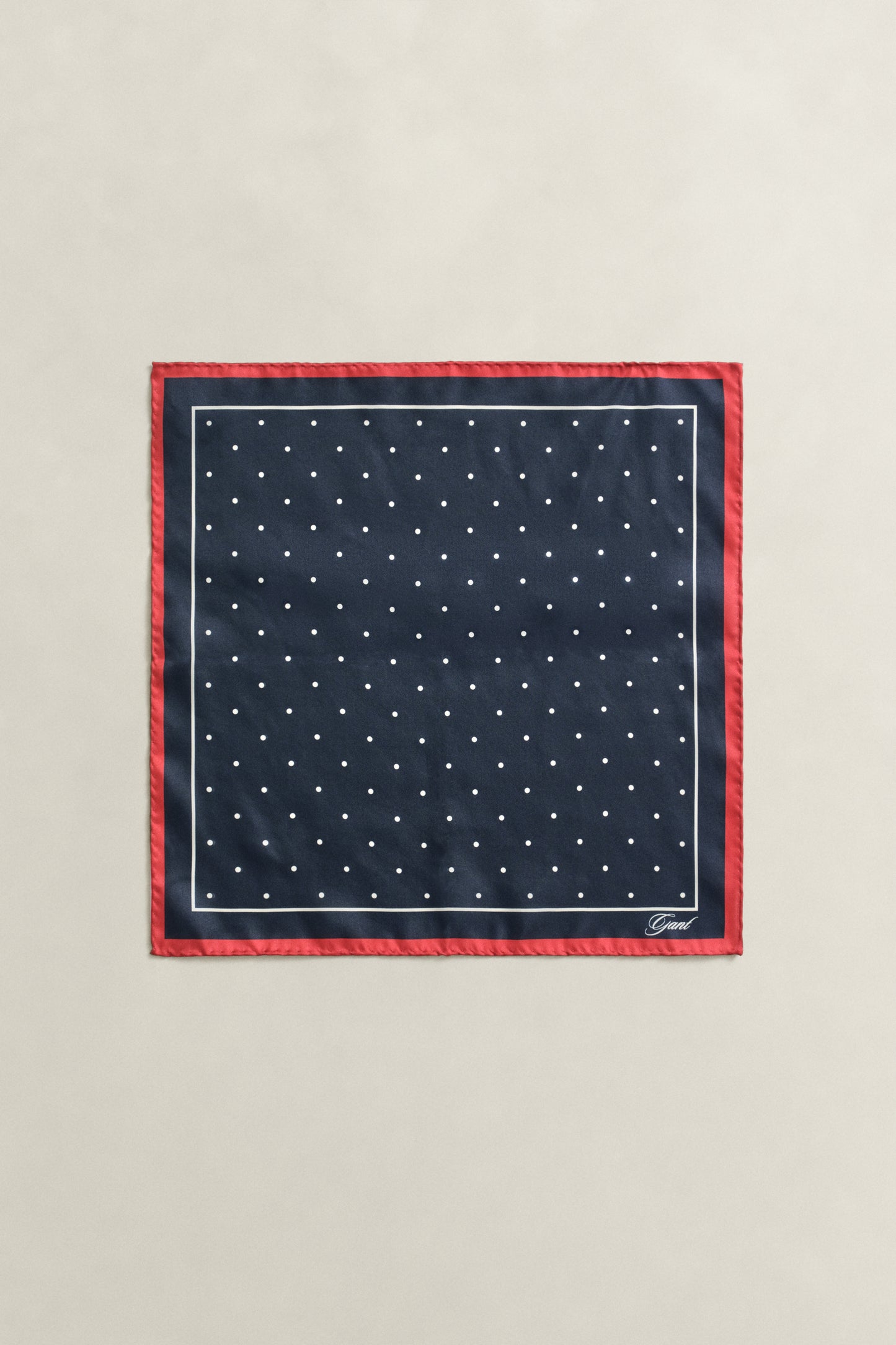 MARINE, DOT PRINT POCKET SQUARE BY GANT AU.