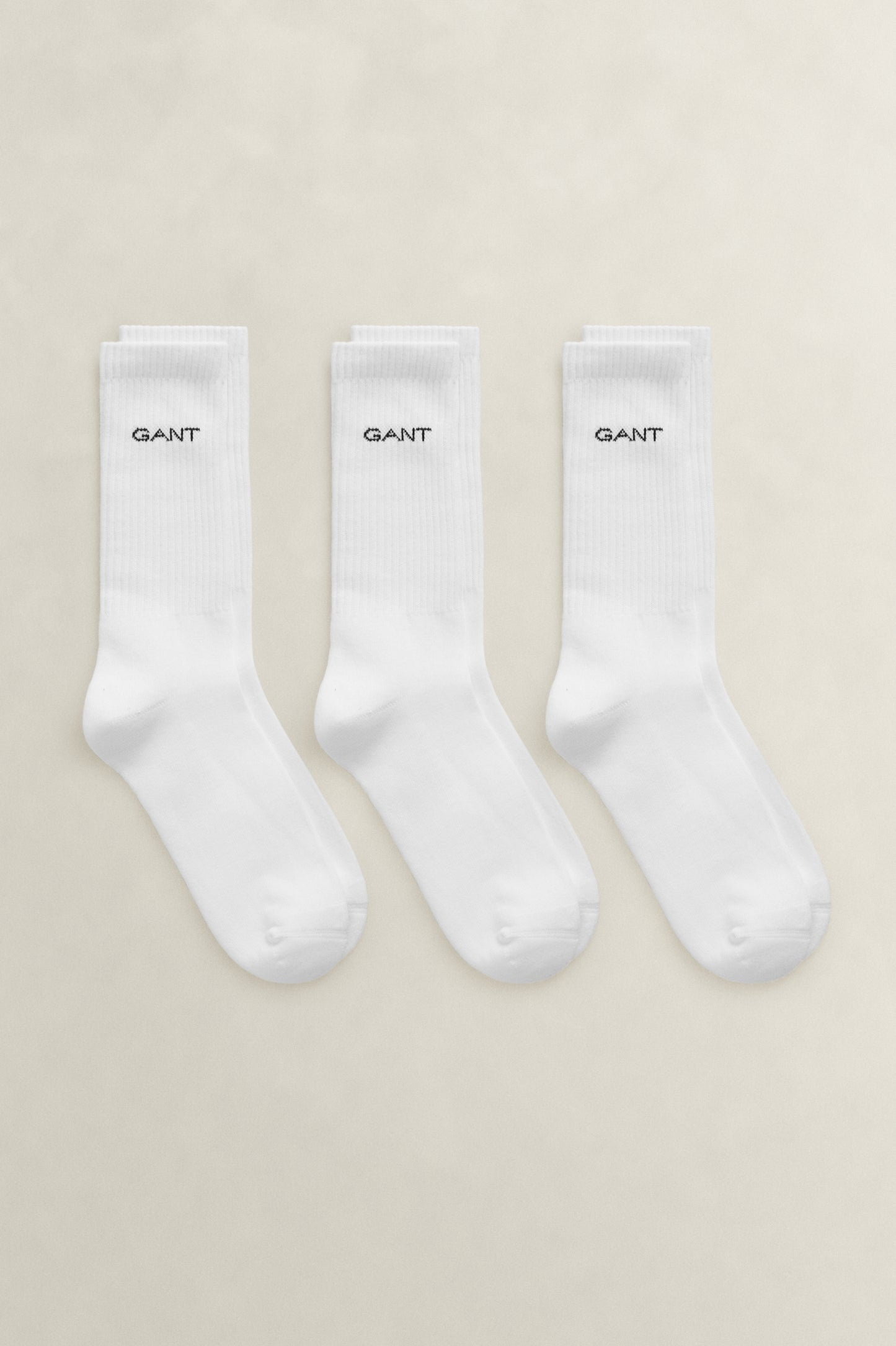 WHITE, 3-Pack Sport Socks BY GANT AU.