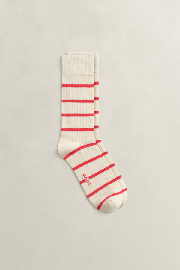 Striped Rib Socks