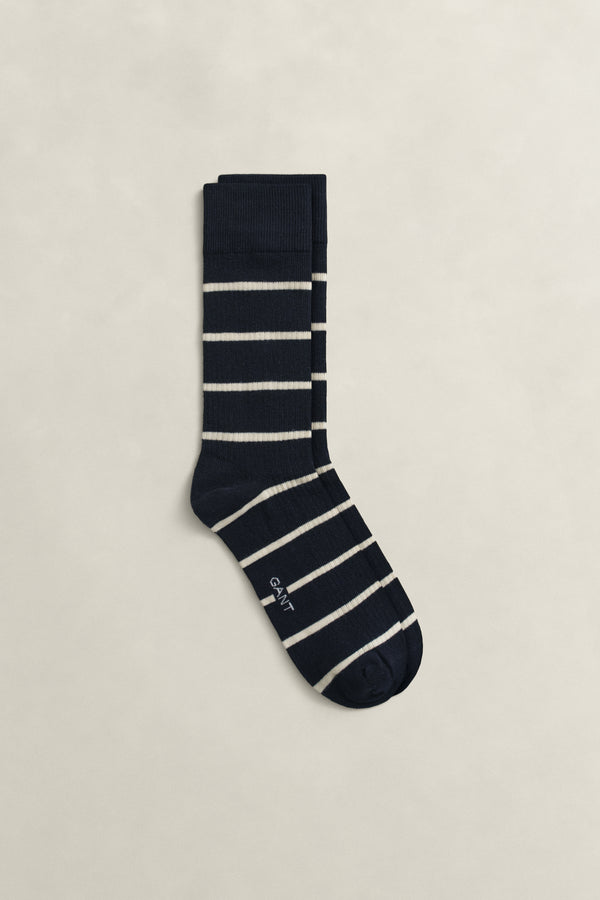 Striped Rib Socks