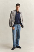 EVENING BLUE, Shield Long Sleeve T-Shirt BY GANT AU.