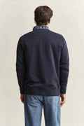 EVENING BLUE, REG SHIELD C-NECK SWEAT, BACK-VIEW BY GANT AU.