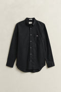 BLACK, REG CLASSIC POPLIN SHIRT, FLAT-LAY BY GANT AU.