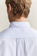 MODEL WEARING REG CLASSIC POPLIN SHIRT