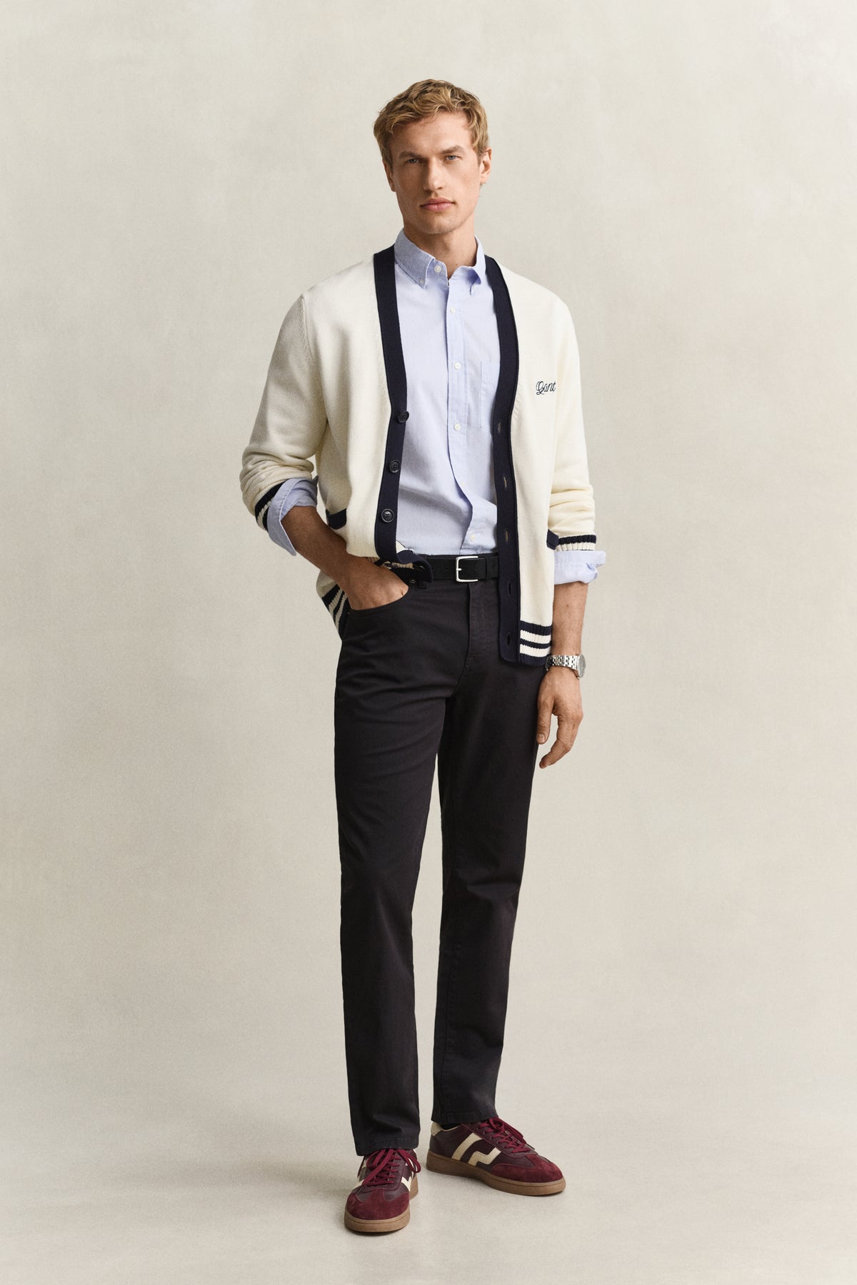 LIGHT BLUE, REG CLASSIC POPLIN SHIRT BY GANT AU.