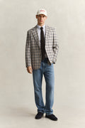 LIGHT BLUE, REG CLASSIC POPLIN BANKER SHIRT BY GANT AU.