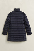 EVENING BLUE, LIGHT DOWN COAT, BACK-VIEW BY GANT AU.