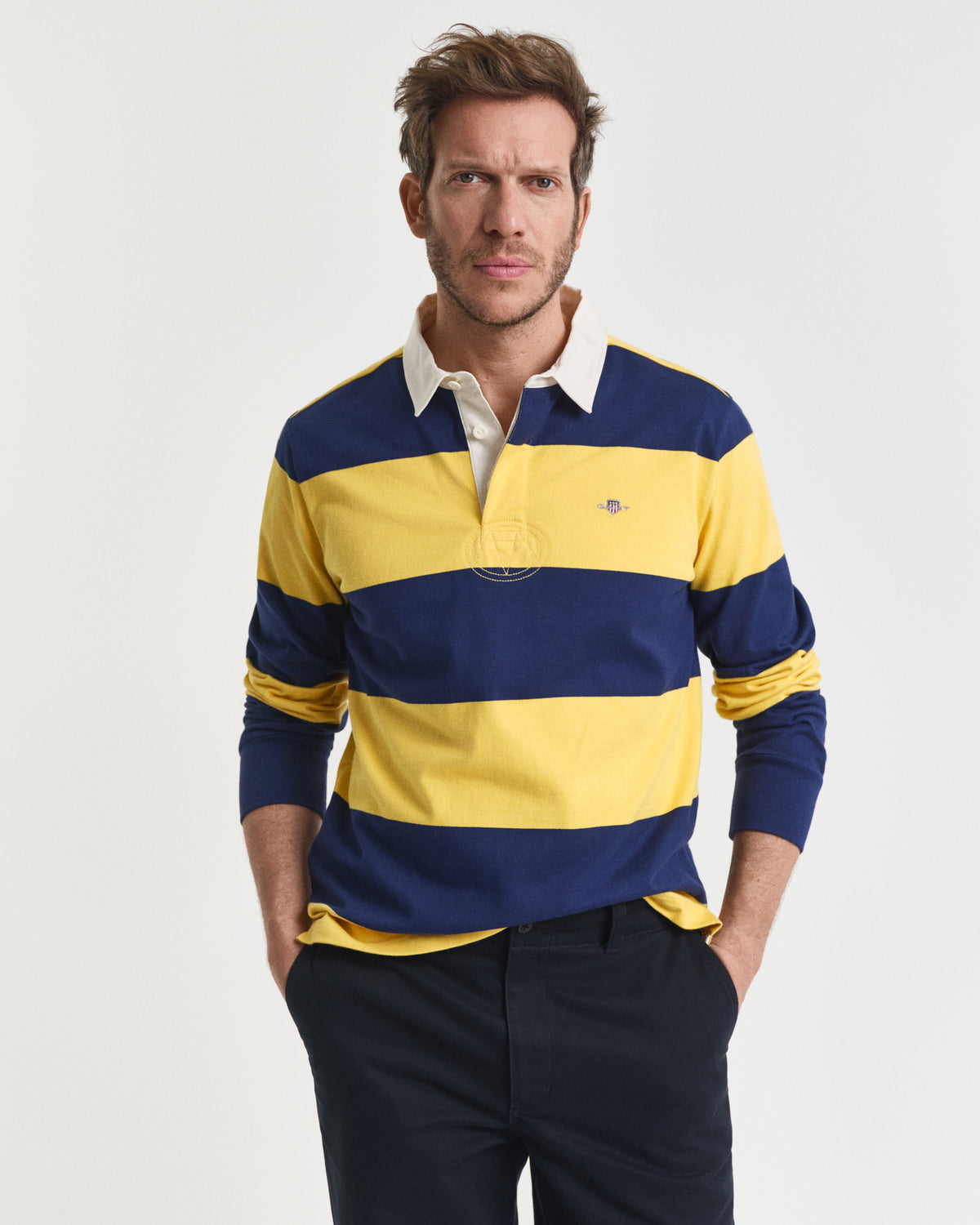 Block Striped Heavy Rugger