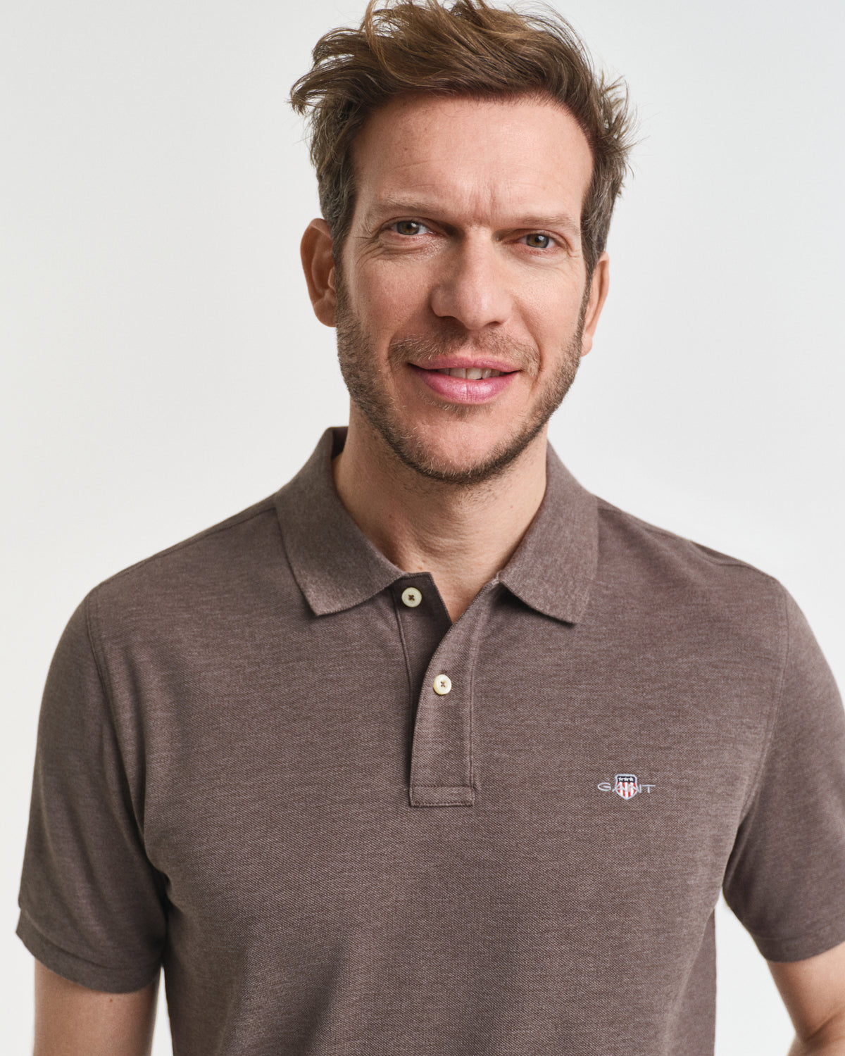 Regular Fit Shield Piqué Polo Shirt