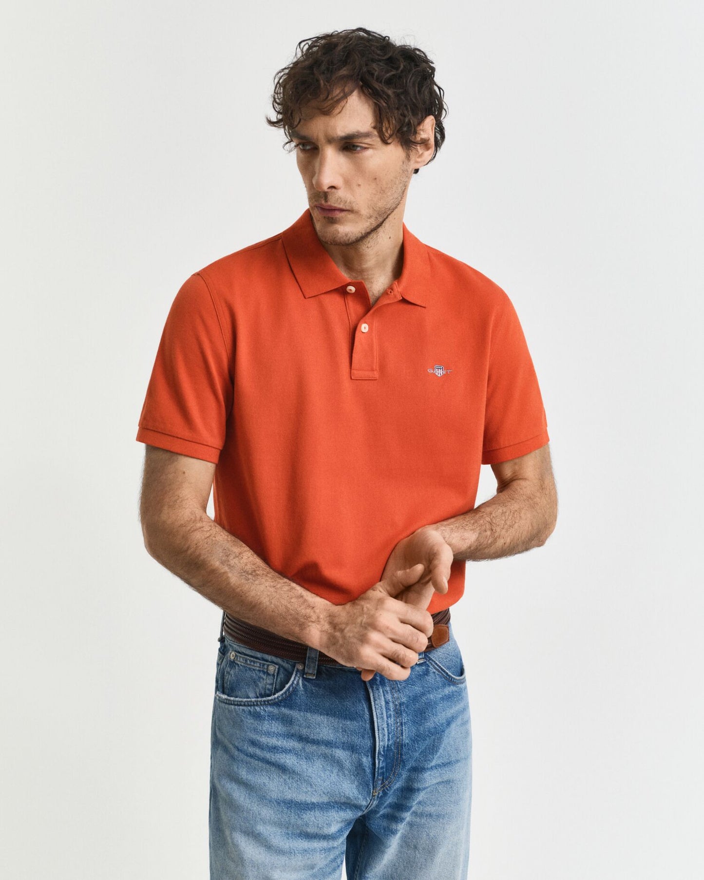 Regular Fit Shield Piqué Polo Shirt