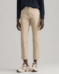 DRY SAND, FRYDA CLASSIC CHINOS, BACK-VIEW BY GANT AU.