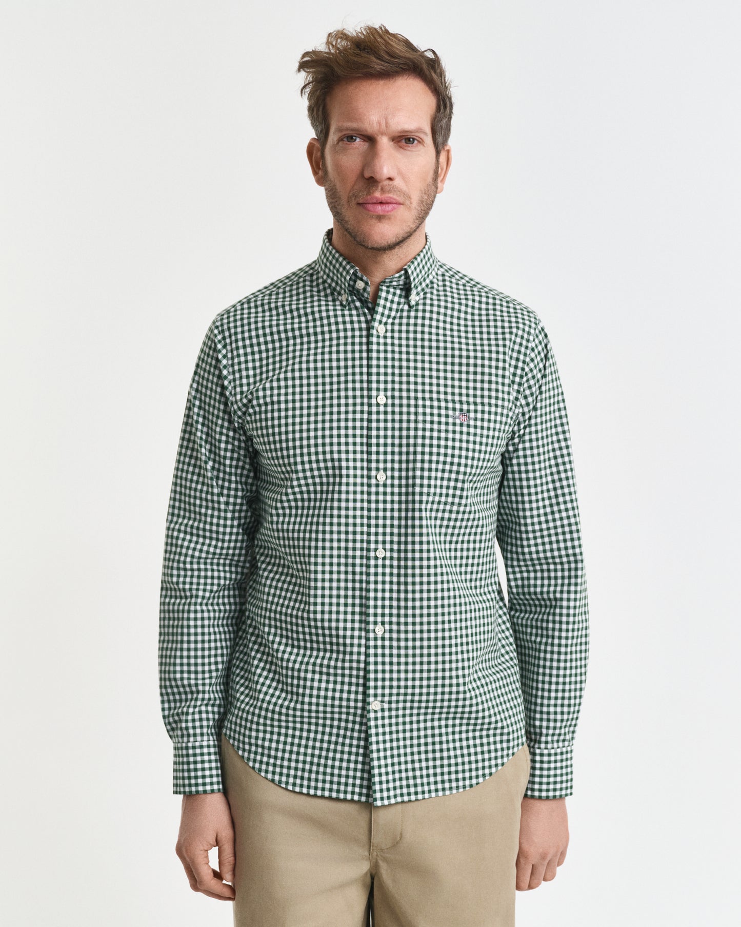 Regular Fit Classic Gingham Poplin Shirt