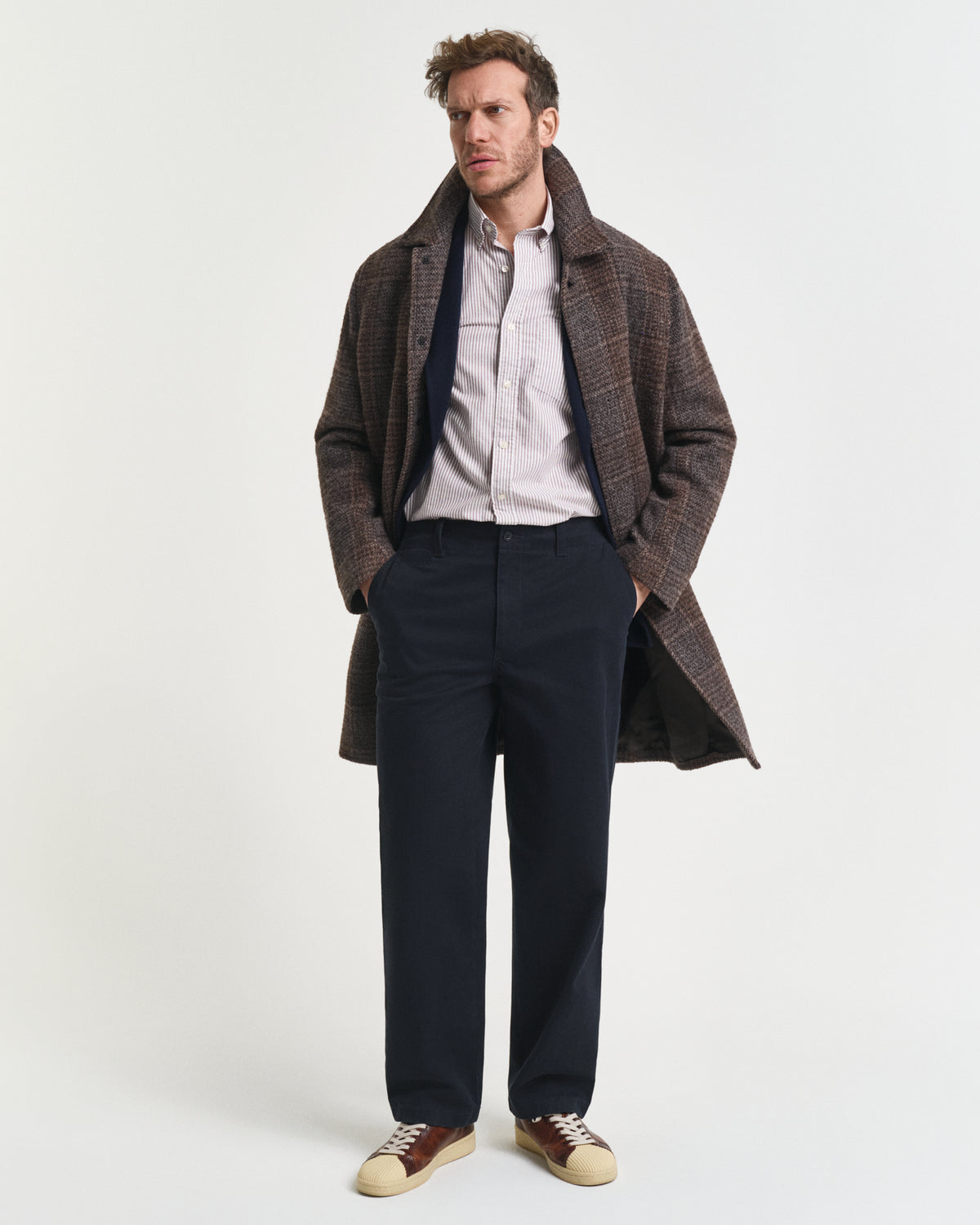 Regular Fit Banker Stripe Classic Oxford Shirt