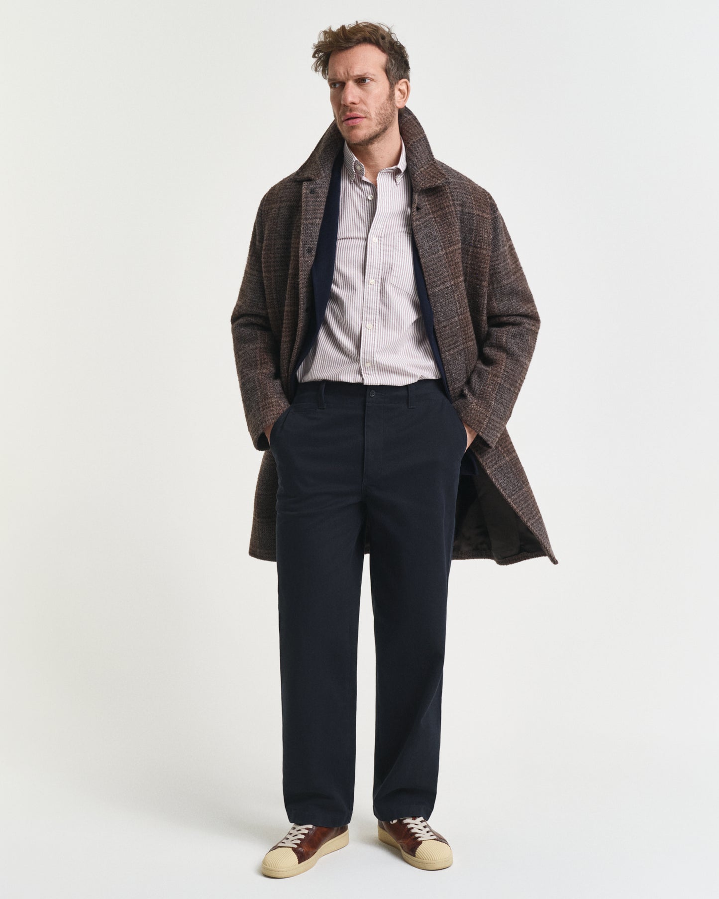 Regular Fit Banker Stripe Classic Oxford Shirt