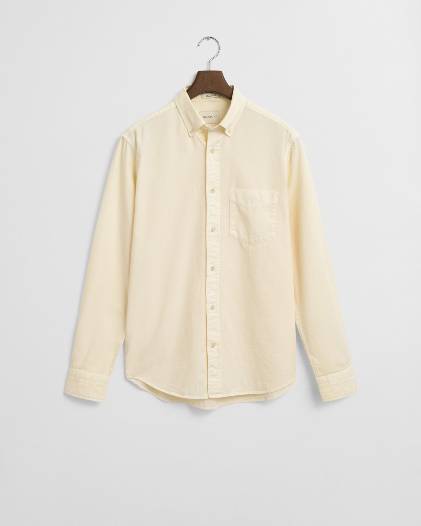 Regular Fit Garment-Dyed Twill Shirt