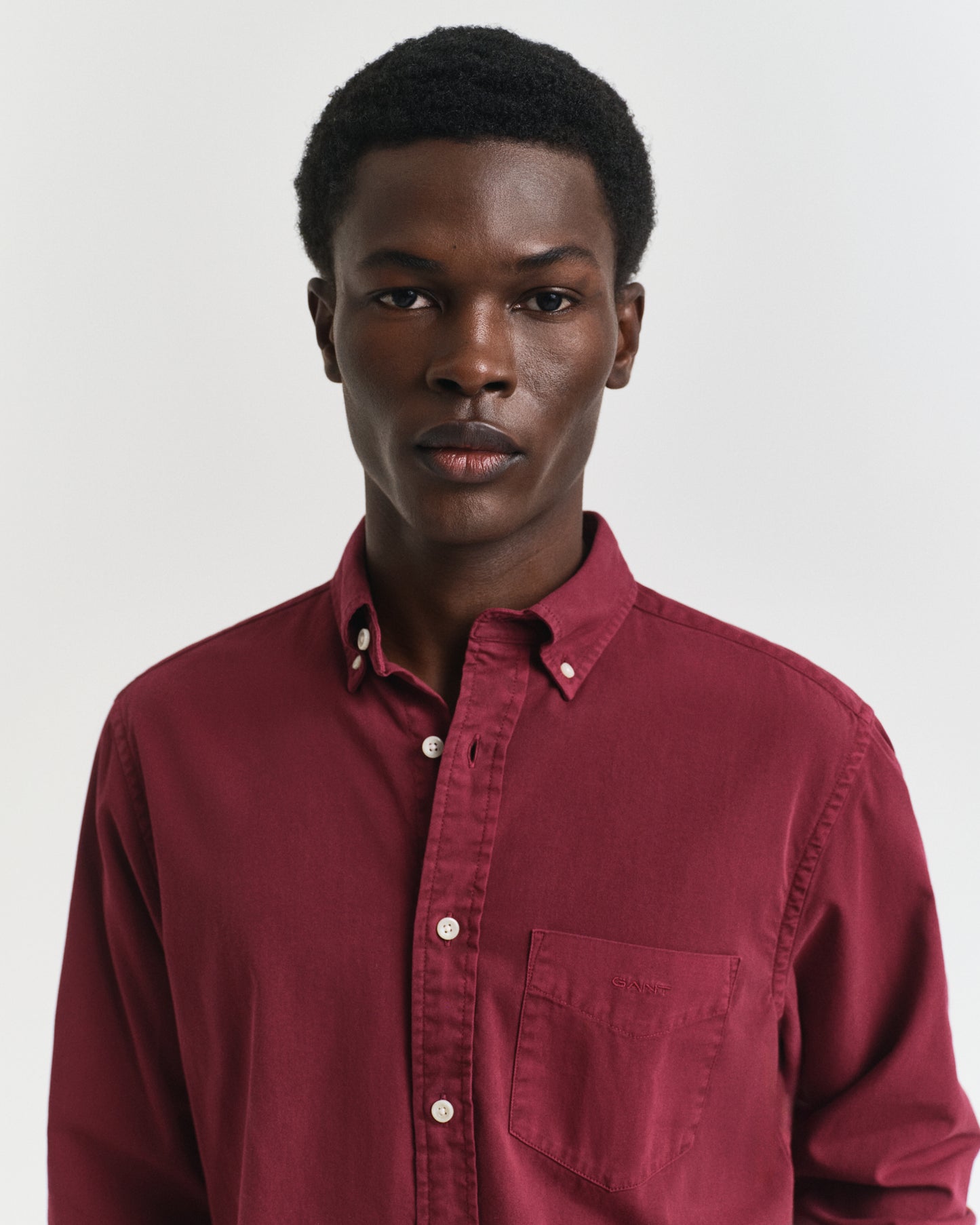 Regular Fit Garment-Dyed Twill Shirt