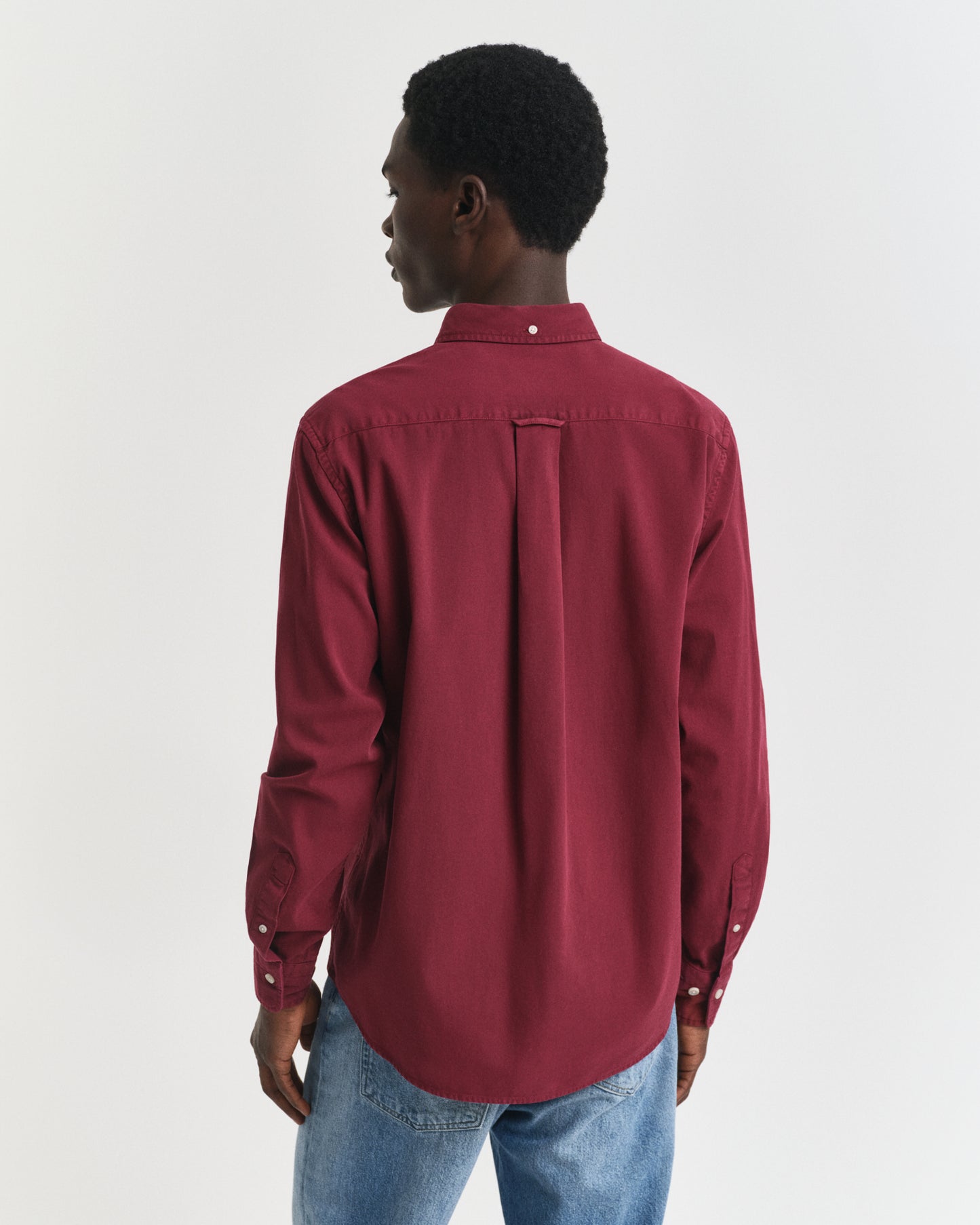 Regular Fit Garment-Dyed Twill Shirt