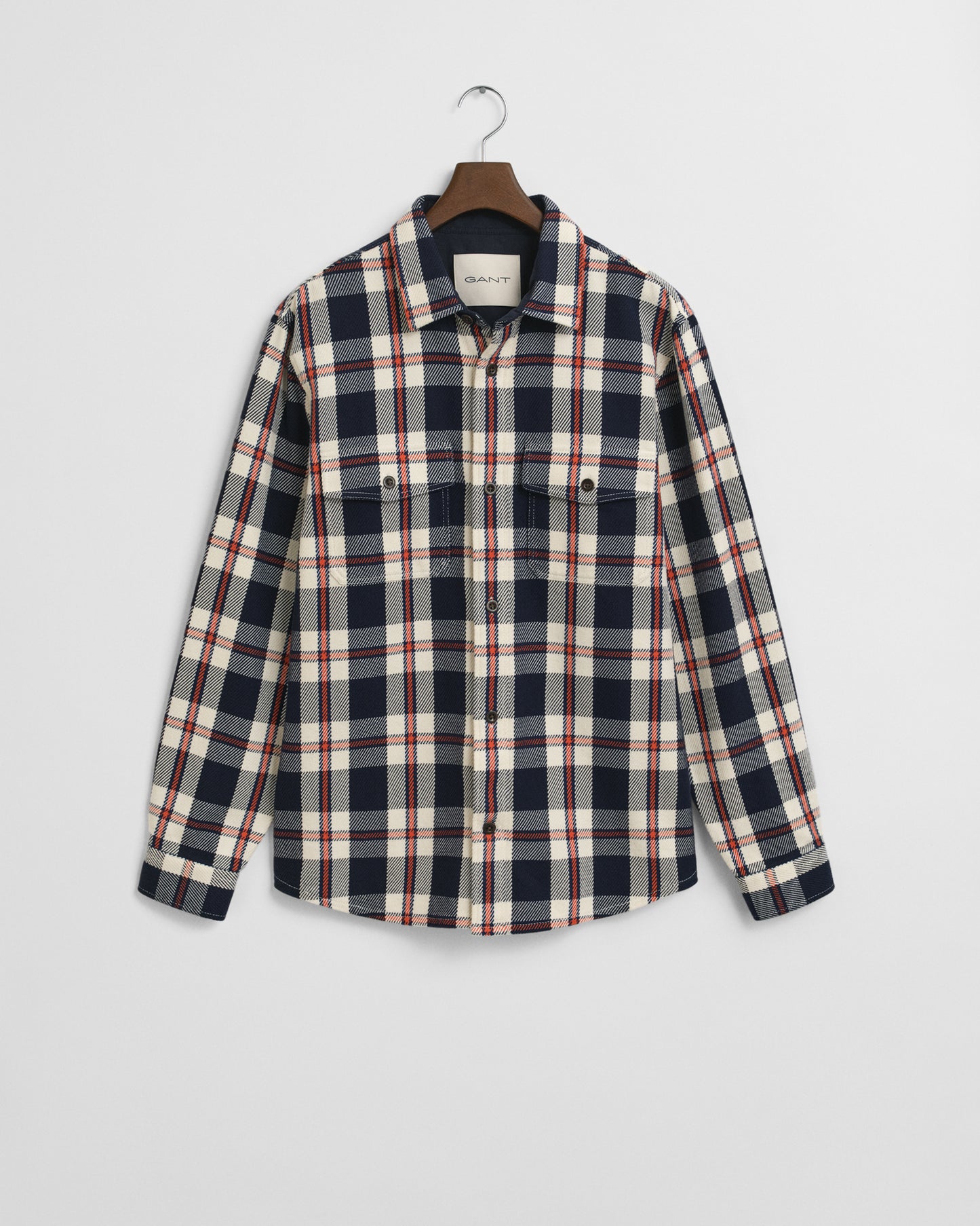 Checked Heavy Twill Overshirt